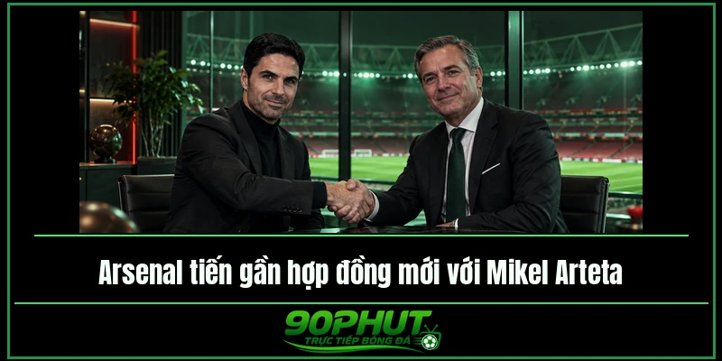 Arsenal tiến gần hợp đồng mới với Mikel Arteta Arsenal tiến gần hợp đồng mới với Mikel Arteta
