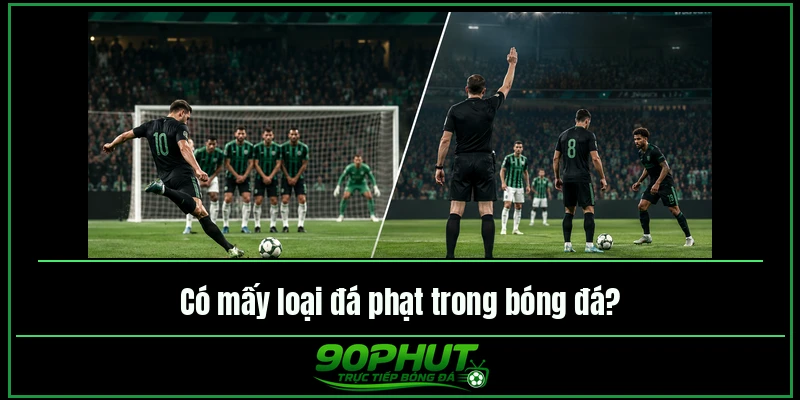 Có mấy loại đá phạt trong bóng đá Có mấy loại đá phạt trong bóng đá