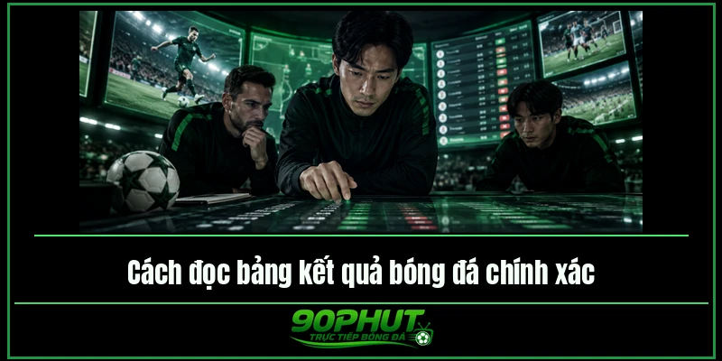 Cách đọc bảng kết quả bóng đá chính xác tại trực tiếp bóng đá 90phut Cách đọc bảng kết quả bóng đá chính xác tại trực tiếp bóng đá 90phut