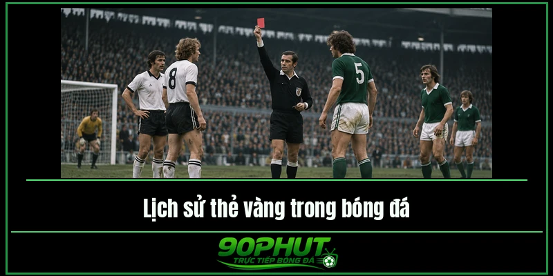 Lịch sử thẻ vàng trong bóng đá Lịch sử thẻ vàng trong bóng đá