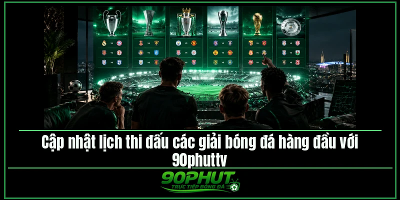 Cập nhật lịch thi đấu các giải bóng đá hàng đầu với 90phuttv Cập nhật lịch thi đấu các giải bóng đá hàng đầu với 90phuttv