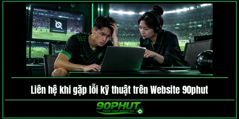 Liên hệ khi gặp lỗi kỹ thuật trên Website trực tiếp bóng đá 90phut Liên hệ khi gặp lỗi kỹ thuật trên Website trực tiếp bóng đá 90phut