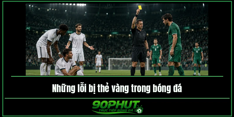 Những lỗi bị thẻ vàng trong bóng đá Những lỗi bị thẻ vàng trong bóng đá