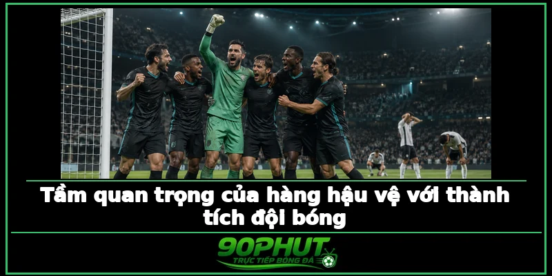Tầm quan trọng của hàng hậu vệ với thành tích đội bóng Tầm quan trọng của hàng hậu vệ với thành tích đội bóng