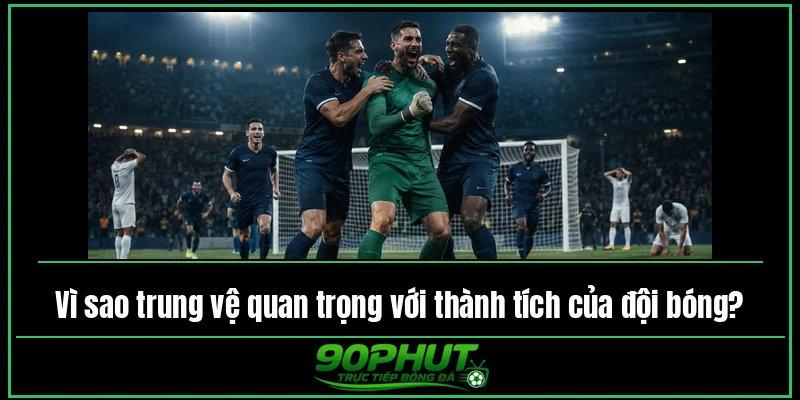 Vì sao trung vệ quan trọng với thành tích của đội bóng Vì sao trung vệ quan trọng với thành tích của đội bóng
