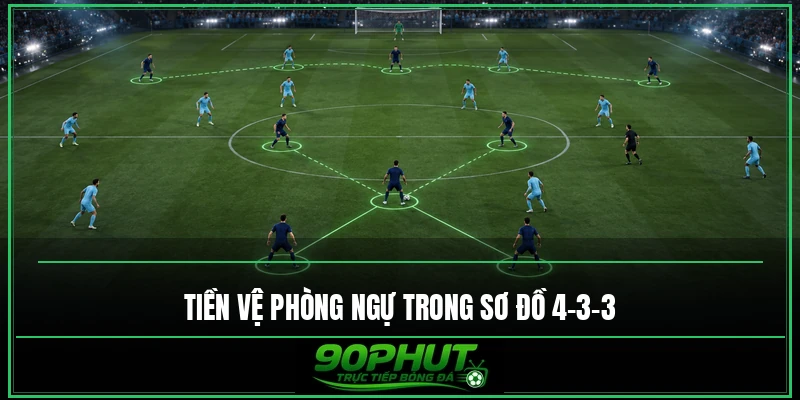 Tiền vệ phòng ngự hoạt động thế nào trong sơ đồ 4-3-3 Tiền vệ phòng ngự hoạt động thế nào trong sơ đồ 4-3-3