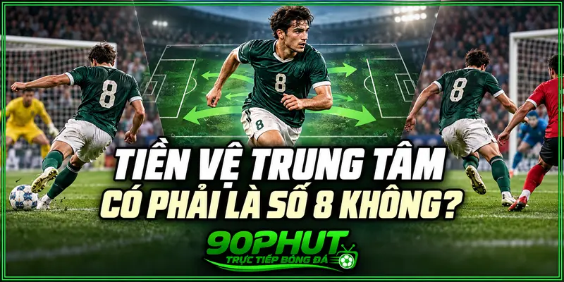 Tiền vệ trung tâm có phải là số 8 không Tiền vệ trung tâm có phải là số 8 không