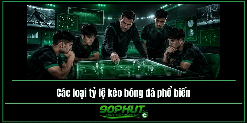 Các loại tỷ lệ kèo bóng đá phổ biến Các loại tỷ lệ kèo bóng đá phổ biến