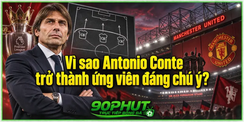 Vì sao Antonio Conte trở thành ứng viên đáng chú ý Vì sao Antonio Conte trở thành ứng viên đáng chú ý