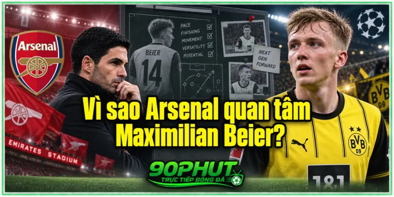 Vì sao Arsenal quan tâm Maximilian Beier Vì sao Arsenal quan tâm Maximilian Beier